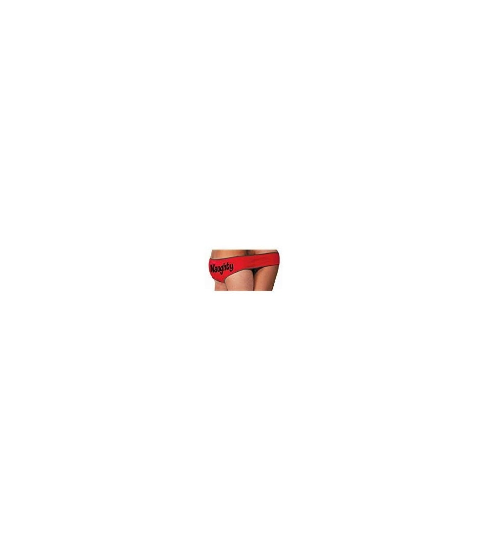Novelties Holiday Fundies - Festive Undies for Two - Underwear with Four Leg Holes - Red - Red - CE12O4VJ6TO $23.59