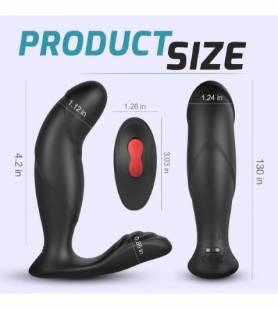 Vibrators Vibrating Prostate Massager Remote Controlled 9 Speeds Anal Vibrator- Rechargable Anal Butt Plug Wearable Clitoral ...