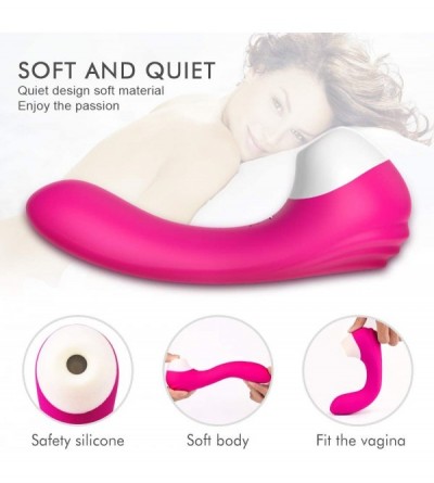 Vibrators Clitoral Sucking Dildo Vibrator- Waterproof G-Spot Clit Massager for Female with 10 Suction & 9 Vibration- Recharge...