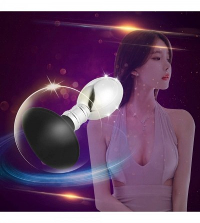 Anal Sex Toys Stainless Steel Anal Butt Plugs Beads Buttt Six Toys Men Women Couple Play Toys M - C119H5A6ITG $32.74