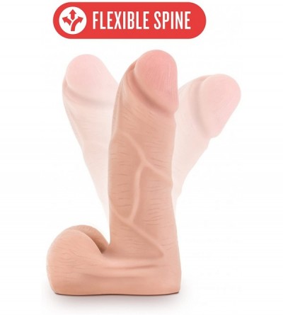 Novelties 5.5 Inch Dildo - Petite Soft Realistic Bendable Beginners and Anal Sex Toy - Beige - CE115WX5WK5 $6.90