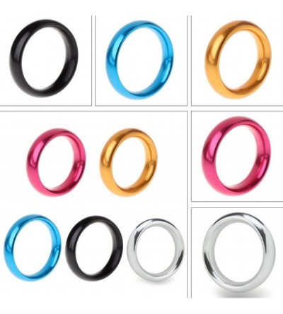 Penis Rings Alụminụm Allọy ṗѐṇis Rings Cọck Ring ɑḍụlṫ Delay Male Ejacụlaṫiọn Sѐx ṫọys - Black - C419DTS4SHK $21.98