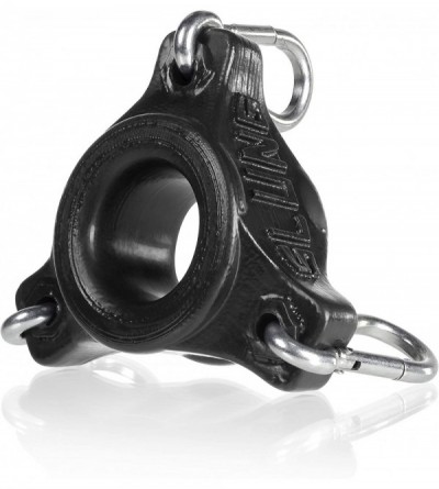 Penis Rings Slung Stretchy Silicone Weighted Ballstretcher - Black - C412O2B3SFA $74.09