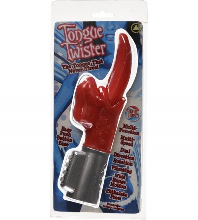 Vibrators Tongue Twister Vibrator- Red (UGT298) - CX112P33Q99 $18.00