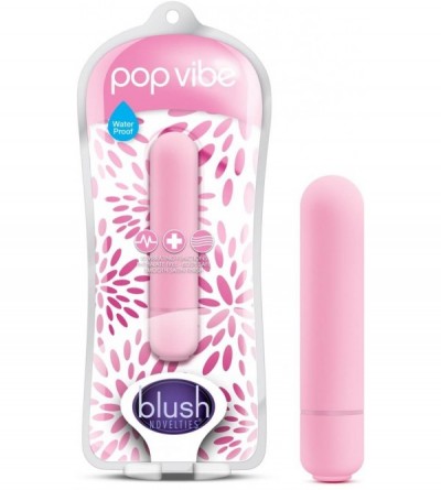 Vibrators Pop Vibe Pocket Sized 10 Function Vibrator (Pink) - Pink - CQ116WKAUIZ $33.90