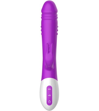 Vibrators Rabbit Vibrator Rechargeable Multi Speed Vagina Clitoris Stimulator Adult Sex Toy for Women - CT17YQH2W42 $14.63