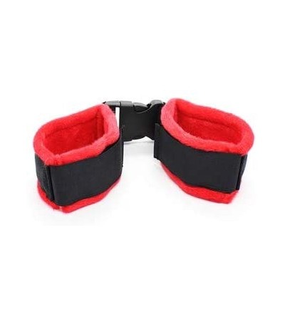 Blindfolds Black Red Handcuffs and Blindfold for Women Cosplay - C91992HAKQC $46.60