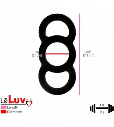 Penis Rings Cock Rings Eyro Clear Silicone .7 inch Through .8 inch Unstretched Diameter 3 Pack Sampler - Clear - CB1204XZ81F ...