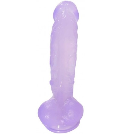 Dildos Realistic Dildo 9.25 Inch Crystal Dildo Strap-on G spot Dildos Wearable Realistic Dildo with Harness Fake Penis for Fe...