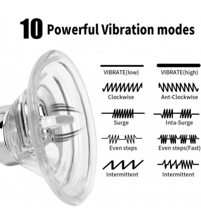 Vibrators Female Oral Sex Vibrator Vagina Sucking Sex Toys - Silicone Rechargeable Vibration Pussy Pump for Clitoris Nipple A...