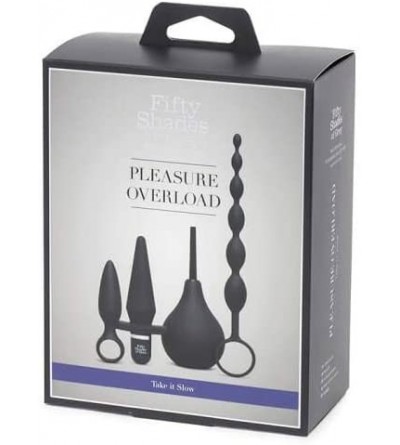 Anal Sex Toys Pleasure Overload Take It Slow - Starter Anal Kit - Gift Set (4 Piece) - CE18AIOGQUX $64.00