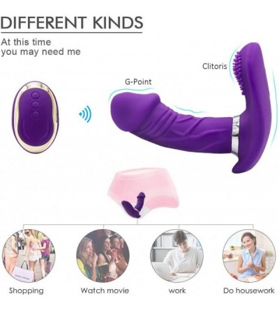Vibrators Wireless USB Rechargeable Remote Massager- Wearable Vibrator to Make Ladies Happy- Personal Happiness- Vibrator Sun...