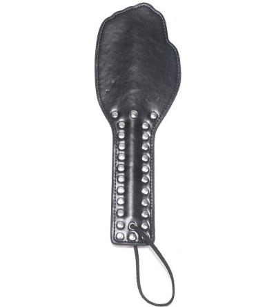 Paddles, Whips & Ticklers Studded Spanking Paddle- 11.6inch Faux Leather Paddles for Adult Sex Play - CK18SEHZUE4 $8.95