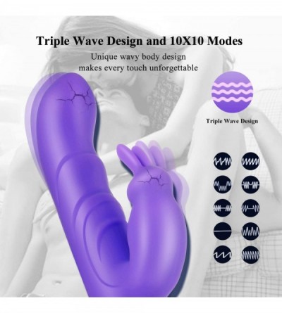 Vibrators Large Size G Spot Rabbit Vibrator 2 Motors 10 Modes Powerful Vibrating Dildo Clitorial Sex Machine Magic Wand Perso...