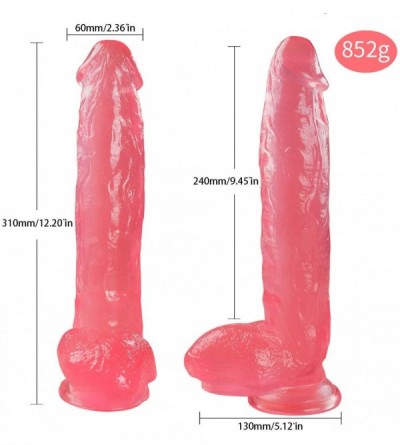 Dildos 12.2 Inches Giant Ðîl`dɔ Thick Lifelike Texture Super Exciting Simulation SéxToys Waterproo Powerful Suction Cup Massǎ...