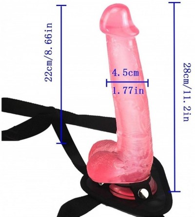 Dildos Strǎp-ons Lady Wearable Lifelike Medical Grade Silicone Dicks for Womens with Magic 11 inch Belt for Couple P'enis (Co...