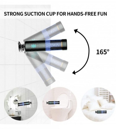 Male Masturbators Male Masturbator Automatic Masturbation Cup with 10 Thrusting Spinning Modes and 10 Speeds Hands-Free 3D Re...