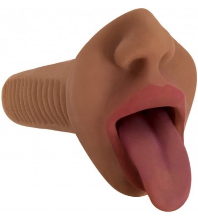 Male Masturbators Mercedes Deep Throat Vibrating Mouth Stroker - Mercedes-dark - CG188OANI4I $48.26