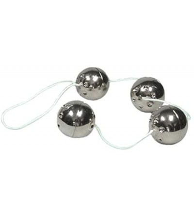 Novelties Ben Wa Balls On A String- Silver - Silver - CG1120RX7A7 $26.33