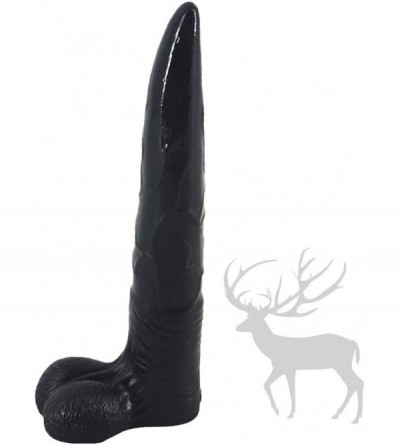 Dildos Animal Penis 10.2" Ultra Long Realistic Deer Elk Dildo Cock Anal Plugs Artificial Sex Toys - C8183AZZQTM $37.49