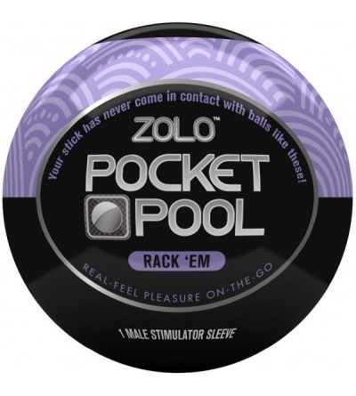 Male Masturbators Zolo Pocket Pool Rack Em Male Masturbator - CP110RD3PZ9 $26.03
