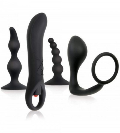 Anal Sex Toys Intro to Prostate Play Kit with Free Bottle of Adult Toy Cleaner - CG18CZE2XMH $63.53
