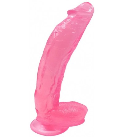 Dildos Female Utensils 11.8 Inch Safe Soft-Ďîldɔ Women Suction Cup Realistic Texture and Real Touch Toys (Color A) - A - CK19...