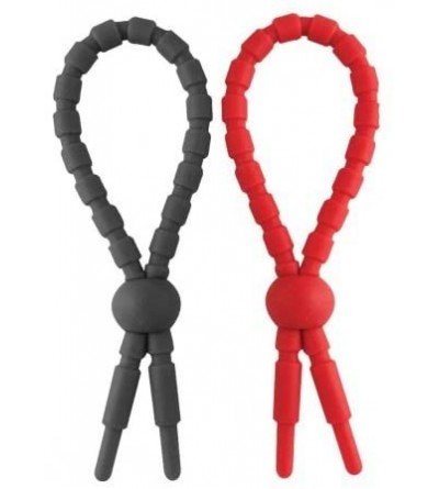 Penis Rings Ram Ultra Silicone Penis Clinchers - Red/Black - Red/Black - CA12K9YWDOT $35.17