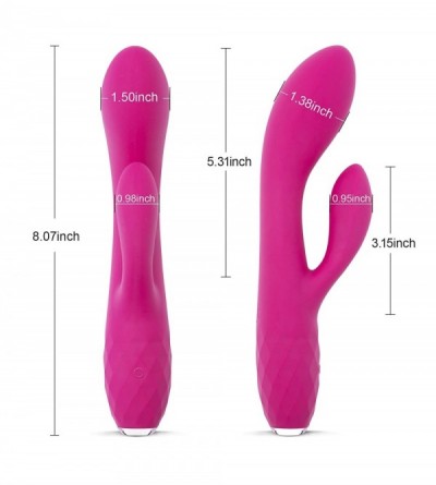 Vibrators G Spot Rabbit Personal Dildo Vibrator - Silicone Clitoris Vagina Stimulator Massager Adult Sex Toys for Women Coupl...
