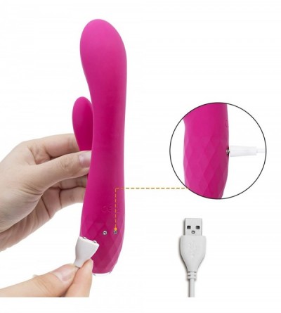 Vibrators G Spot Rabbit Personal Dildo Vibrator - Silicone Clitoris Vagina Stimulator Massager Adult Sex Toys for Women Coupl...