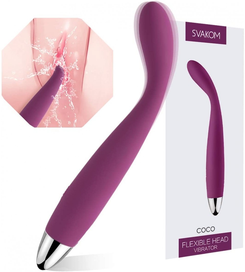 Vibrators COCO G Spot Vibrator - 8 Seconds to Orgasm Finger Shaped Waterproof Vibes for Women - 25 Vibrations Clitoris Nipple...