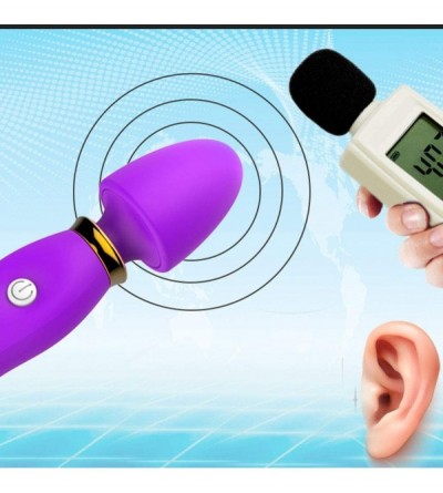 Chastity Devices Safe 12 Speed G-Spot Vibrator Erotic Vagina Clitoris Stimulator Women AV Stick - Rose Red USB Charging - Pur...