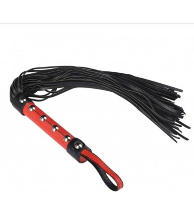 Paddles, Whips & Ticklers Adult Leather Tassels Whip Couple Gaming Toys Kit - CP19IRK77DC $21.51