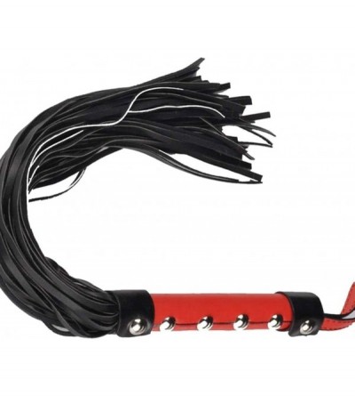 Paddles, Whips & Ticklers Adult Leather Tassels Whip Couple Gaming Toys Kit - CP19IRK77DC $10.90