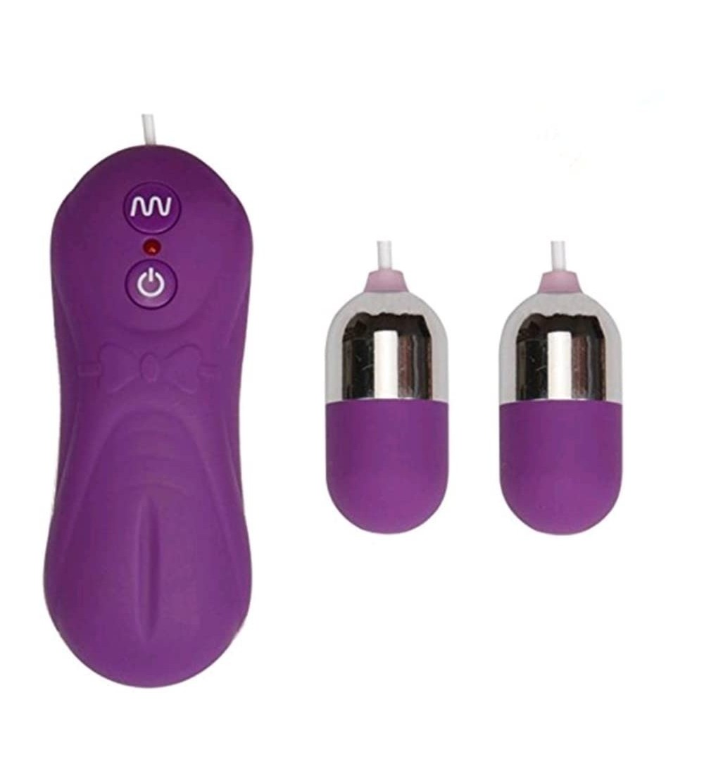 Vibrators Vibrating Egg- Waterproof 16 -Frequency Silicone Jump Eggs-Best Massager for Men or Women (Purple) - C018D90SWZZ $2...