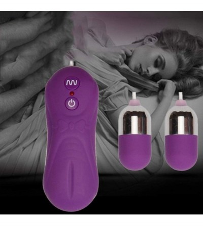 Vibrators Vibrating Egg- Waterproof 16 -Frequency Silicone Jump Eggs-Best Massager for Men or Women (Purple) - C018D90SWZZ $2...