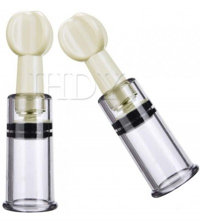 Nipple Toys 2 Pcs Portable Vacuum Cupping Nipples Sucker Cupping Therapy Breast Massage Cups - C219653EU4L $21.56