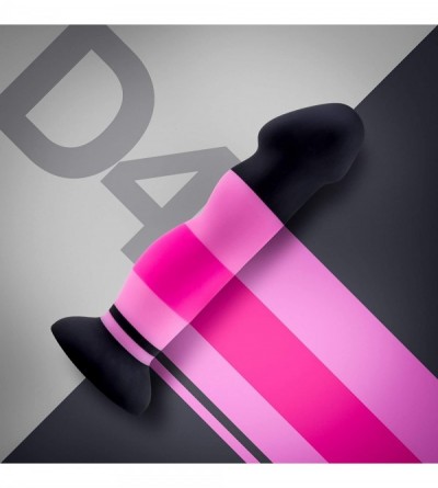 Dildos Avant 8" Silicone Dildo Suction Cup Strap On Base - Sexy in Pink - CK189TZ6GX4 $35.09