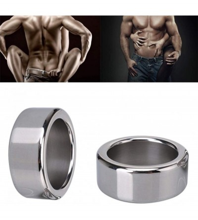 Penis Rings Stainless Steel Cock Ring Male Delaying Ejaculation Penis Ring- 1.18'' - CQ185L0YEQX $21.94