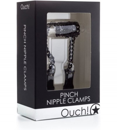 Nipple Toys Pinch Nipple Clamps- Black - Black - CT11NACMDH9 $23.64
