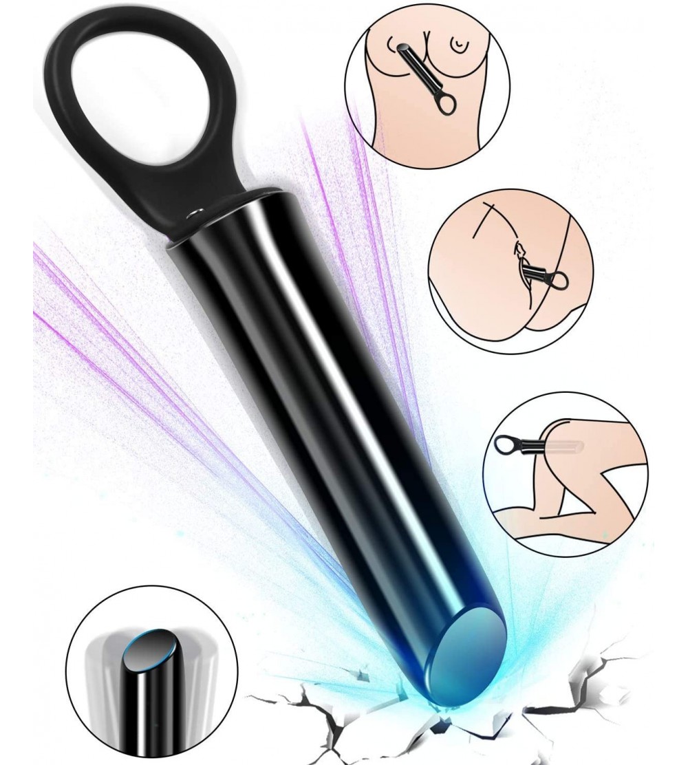 Vibrators Bullet Vibrator - Nipple Clit Stimulator with 12 Powerful Speeds for a Quickie Orgasm- Rechargeable & Cordless G-sp...
