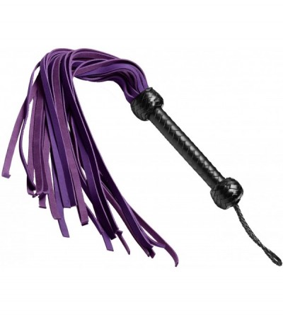 Paddles, Whips & Ticklers Nubuck Flogger Whip- 18.5-Inch - CQ11D8WP4Y1 $24.34