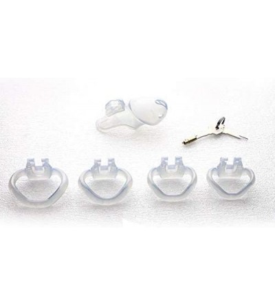 Chastity Devices Holy Trainer V3 Device Cage with 4 Size Massager Ring Belt Products - CL18S8T92OK $28.96