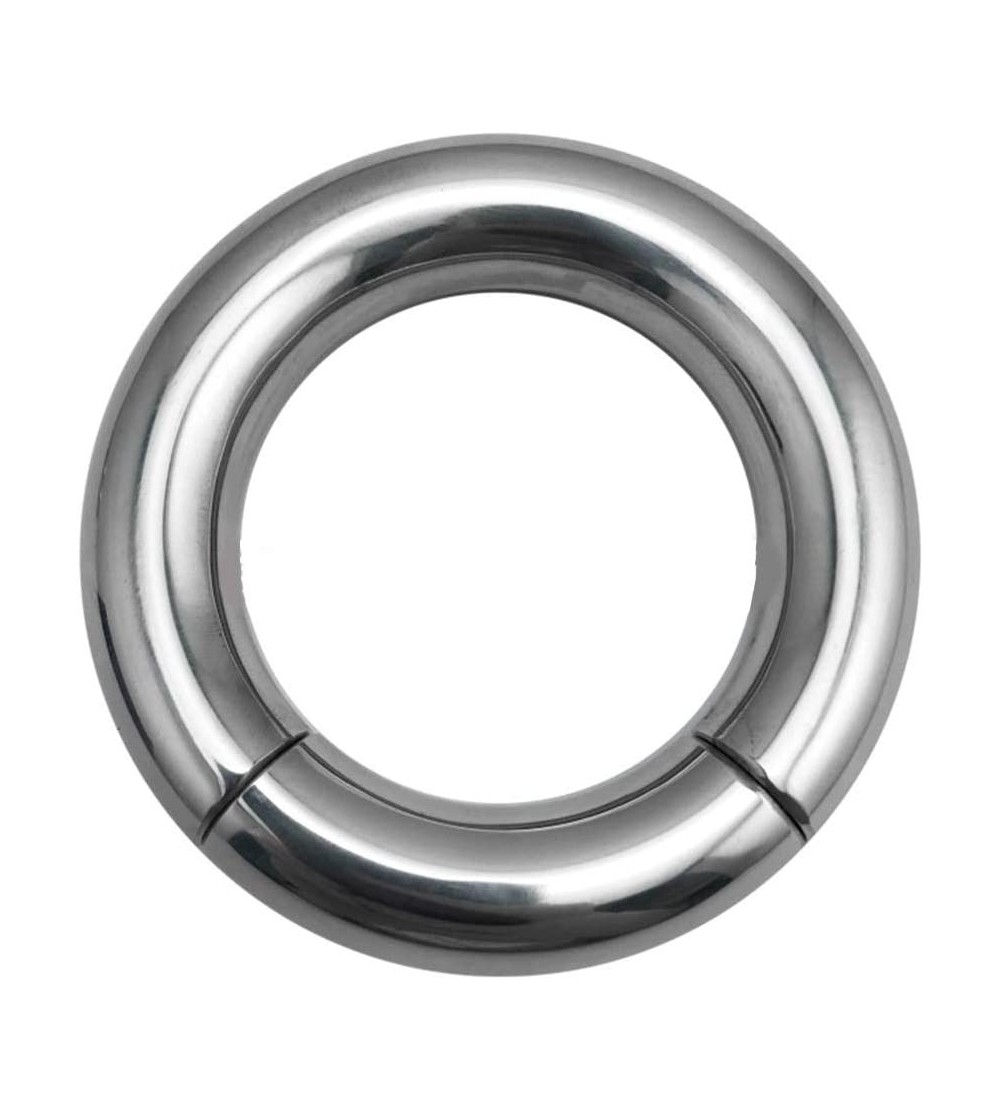 Penis Rings 5 Size Heavy Duty Male Magnetic Ball Metal P-ëň-ïš Co Ckring for Male Men's Lock Ring - 2 - CY196M2TDTL $33.46