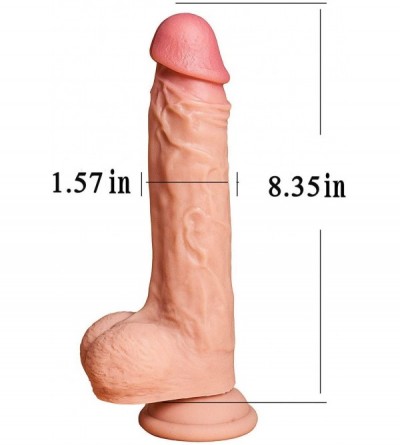 Anal Sex Toys 8.35 Inch Lifelike Díldɔ Relaxing Massager Suction Mágíc Rǒd is Suitable for Women GQ76 - CH19C4OCWWM $75.40