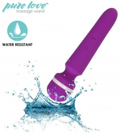 Vibrators Vibrator Wand- Personal Body Massager- Rechargeable Usb- Purple Color - Purple - C118UTIH8WG $50.55