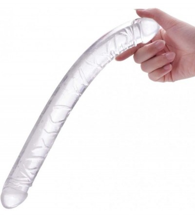 Dildos Dildo Adult Toy for Lesbian- 13.2 Inch Double Sided Dildo for Women Waterproof Flexible Double Dong with Curved Shaft ...