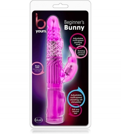 Vibrators 8" Multi-Speed Rabbit Vibrator - Rotating Pleasures - Sex Toy for Women - Sex Toy for Couple (Pink) - Pink - CE188T...