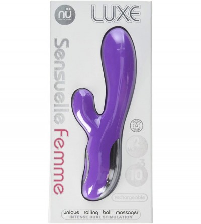 Vibrators Sensuelle Femme Luxe 10 Function Rabbit- Purple - Purple - C8127JRP0KN $93.10