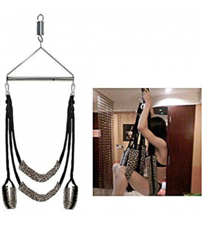 Sex Furniture Adult Portable S&ëx Swīvêl Swing Kit Hanging on Ceiling Sê&x Indoor Swing with Soft Nylon Straps-Steel Triangle...